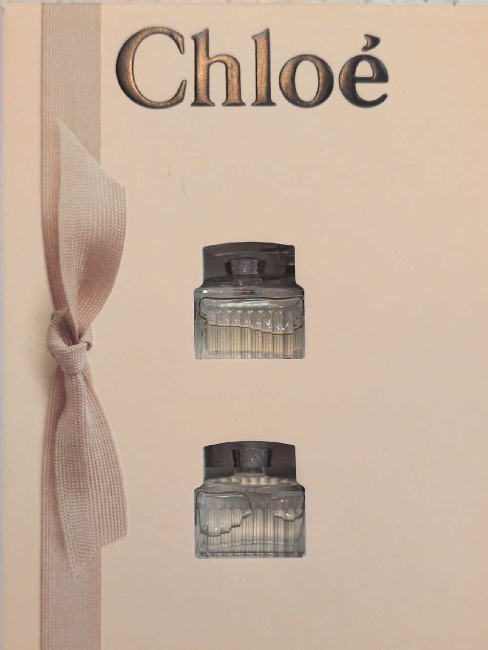 Chloé Miniature Perfume Duo - Soft Blush Bottles 2
